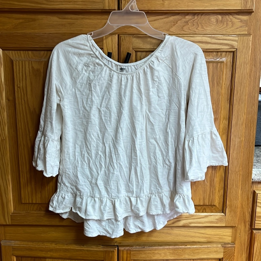 Old Navy girls XL (14) bell sleeve top